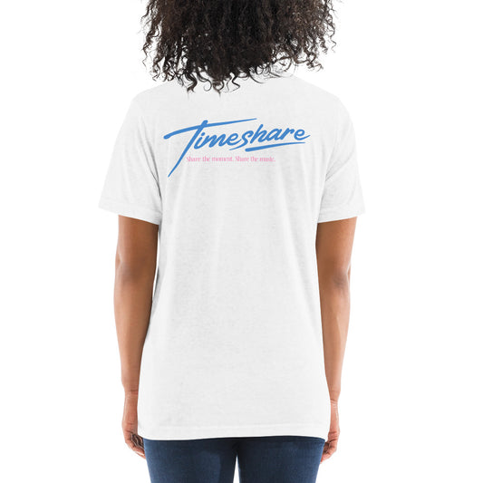 Timeshare Unisex Short Sleeve Tri-Blend Logo Tee
