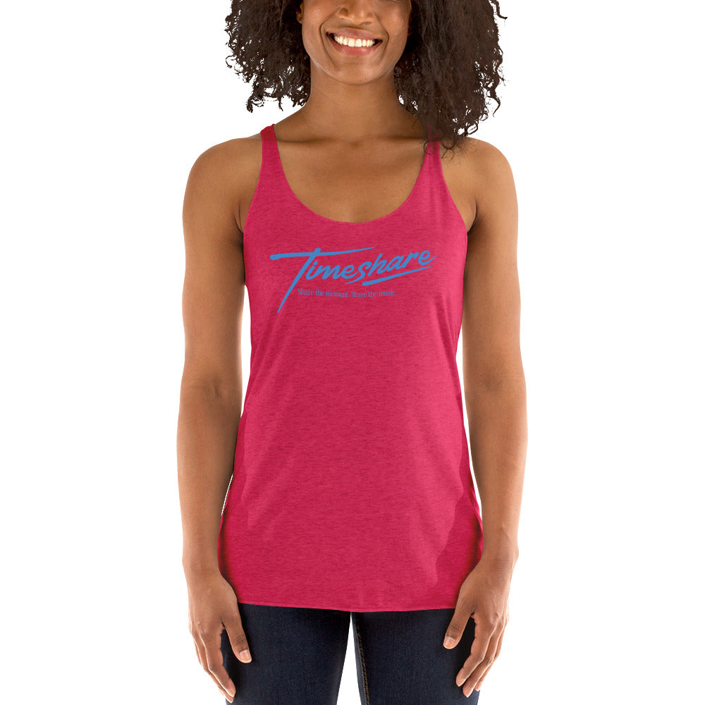 Timeshare Women's Racerback Logo Tank